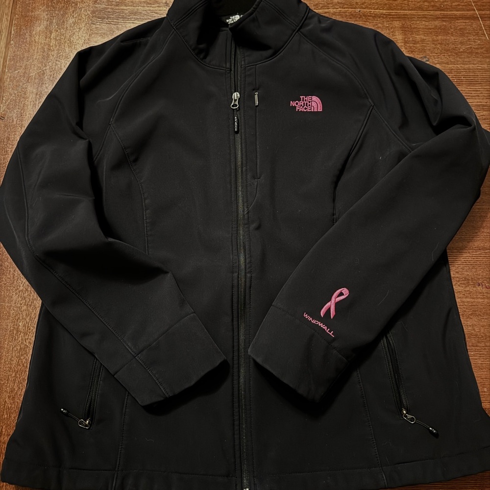 The North Face Women's Black Pink Ribbon Jacket 🎀